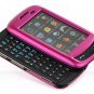 Hard Plastic Rubber Feel Cover Case for Samsung Impression A877 (AT&T) - Hot Pink