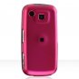 Hard Plastic Rubber Feel Cover Case for Samsung Impression A877 (AT&T) - Hot Pink