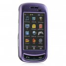 Hard Plastic Rubber Feel Cover Case for Samsung Impression A877 (AT&T) - Solid Purple