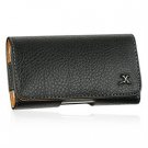 Horinzontal Leather Textured Carrying Case for Palm Treo Pro