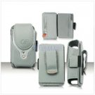 Vertical Wallet Pouch for Palm Treo Pro - Silver