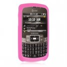 Soft Rubber Silicone Skin Cover Case for Samsung Jack i637 - Hot Pink