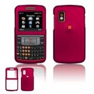 Hard Plastic Rubber Feel Cover Case for Samsung Magnet A257 (AT&T) - Rose Pink