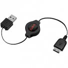 USB Retractable Charger and Data Cable for Samsung Magnet A257 (AT&T)