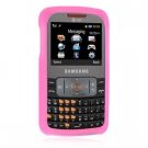 Soft Rubber Silicone Skin Cover Case for Samsung Magnet A257 (AT&T) - Hot Pink
