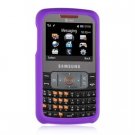 Soft Rubber Silicone Skin Cover Case for Samsung Magnet A257 (AT&T) - Purple