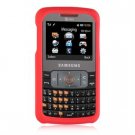 Soft Rubber Silicone Skin Cover Case for Samsung Magnet A257 (AT&T) - Red