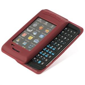 Soft Silicone Skin Case for Samsung Impressiong A877 - Burgundy