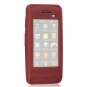Soft Silicone Skin Case for Samsung Impressiong A877 - Burgundy
