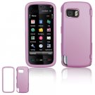 Hard Plastic Rubber Feel Cover Case for Nokia 5800 XpressMusic - Light Purple