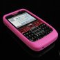 Soft Rubber Silicone Skin Cover Case for Nokia E63 - Hot Pink