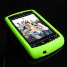 High Quality Premium Soft Rubber Silicone Cover Case for BlackBerry Storm - Lime Green