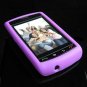 High Quality Premium Soft Rubber Silicone Cover Case for BlackBerry Storm - Light Purple