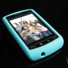 High Quality Premium Soft Rubber Silicone Cover Case for BlackBerry Storm - Turquoise