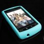 High Quality Premium Soft Rubber Silicone Cover Case for BlackBerry Storm - Turquoise