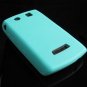 High Quality Premium Soft Rubber Silicone Cover Case for BlackBerry Storm - Turquoise