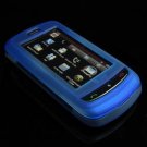 Hard Plastic Frost Cover Case for LG Xenon GR500 (AT&T) - Blue