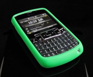 PREMIUM Soft Rubber Silicone Case for Samsung Jack i637 (AT&T) - Green