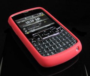 PREMIUM Soft Rubber Silicone Case for Samsung Jack i637 (AT&T) - Red