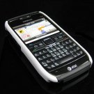 Hard Plastic Robotic Cover Case for Nokia E71 - Black / White