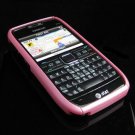 Hard Plastic Robotic Cover Case for Nokia E71 - Pink