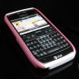 Hard Plastic Robotic Cover Case for Nokia E71 - Pink / White