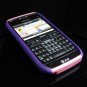 Hard Plastic Robotic Cover Case for Nokia E71 - Purple / Pink