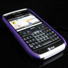 Hard Plastic Robotic Cover Case for Nokia E71 - Purple / White