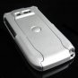 Hard Plastic Robotic Cover Case for Nokia E71 - Silver