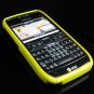 Hard Plastic Robotic Cover Case for Nokia E71 - Yellow