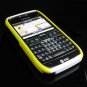 Hard Plastic Robotic Cover Case for Nokia E71 - Yellow / White