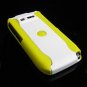 Hard Plastic Robotic Cover Case for Nokia E71 - Yellow / White
