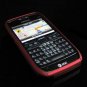 Hard Plastic Robotic Cover Case for Nokia E71 - Burgundy