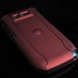 Hard Plastic Robotic Cover Case for Nokia E71 - Burgundy