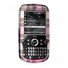 Hard Plastic Design Cover Case for Palm Treo Pro 850 - Hot Pink Check