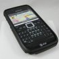 Hard Plastic Robotic Cover Case for Nokia E71 - Black