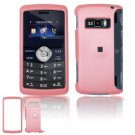 Hard Plastic Rubber Feel Cover Case for LG enV3 VX9200 (Verizon) - Baby Pink