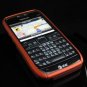 Hard Plastic Robotic Cover Case for Nokia E71 - Orange