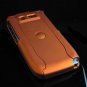 Hard Plastic Robotic Cover Case for Nokia E71 - Orange