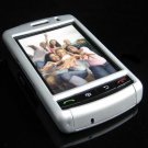PREMIUM Hard Plastic Shield Cover Case for BlackBerry Storm 9500/9530 - Solid Silver