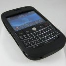 Premium Grip Soft Silicone Skin Cover Case for BlackBerry BOLD 9000 - Black
