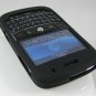 Premium Grip Soft Silicone Skin Cover Case for BlackBerry BOLD 9000 - Black