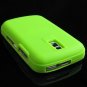 Premium Grip Soft Silicone Skin Cover Case for BlackBerry BOLD 9000 - Lime Green