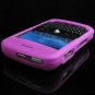 Premium Grip Soft Silicone Skin Cover Case for BlackBerry BOLD 9000 - Purple