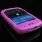 Premium Grip Soft Silicone Skin Cover Case for BlackBerry BOLD 9000 - Purple
