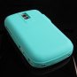 Premium Grip Soft Silicone Skin Cover Case for BlackBerry BOLD 9000 - Turquoise