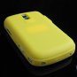 Premium Grip Soft Silicone Skin Cover Case for BlackBerry BOLD 9000 - Yellow
