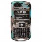 Hard Plastic Design Cover Case for Samsung Jack i637 (AT&T) - Cross Blue Plaid