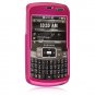 Hard Plastic Rubber Feel Cover Case for Samsung Jack i637 (AT&T) - Hot Pink