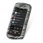 Hard Plastic Design Cover Case for Samsung Instinct S30 - Black Zebra
